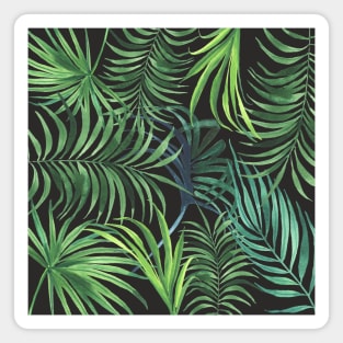 Leaves Floral Palms Tropical Jungle Magnet